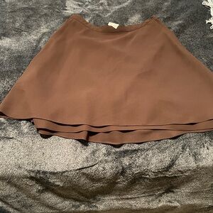 J. Crew Brown Skater Skirt